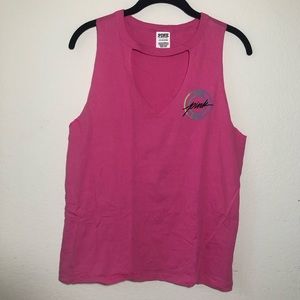 PINK Cutout Tank